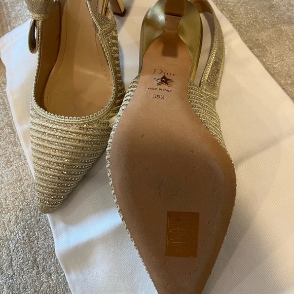 Dior Or J'Adior Slingback Pump Gold - Picture 7 of 8
